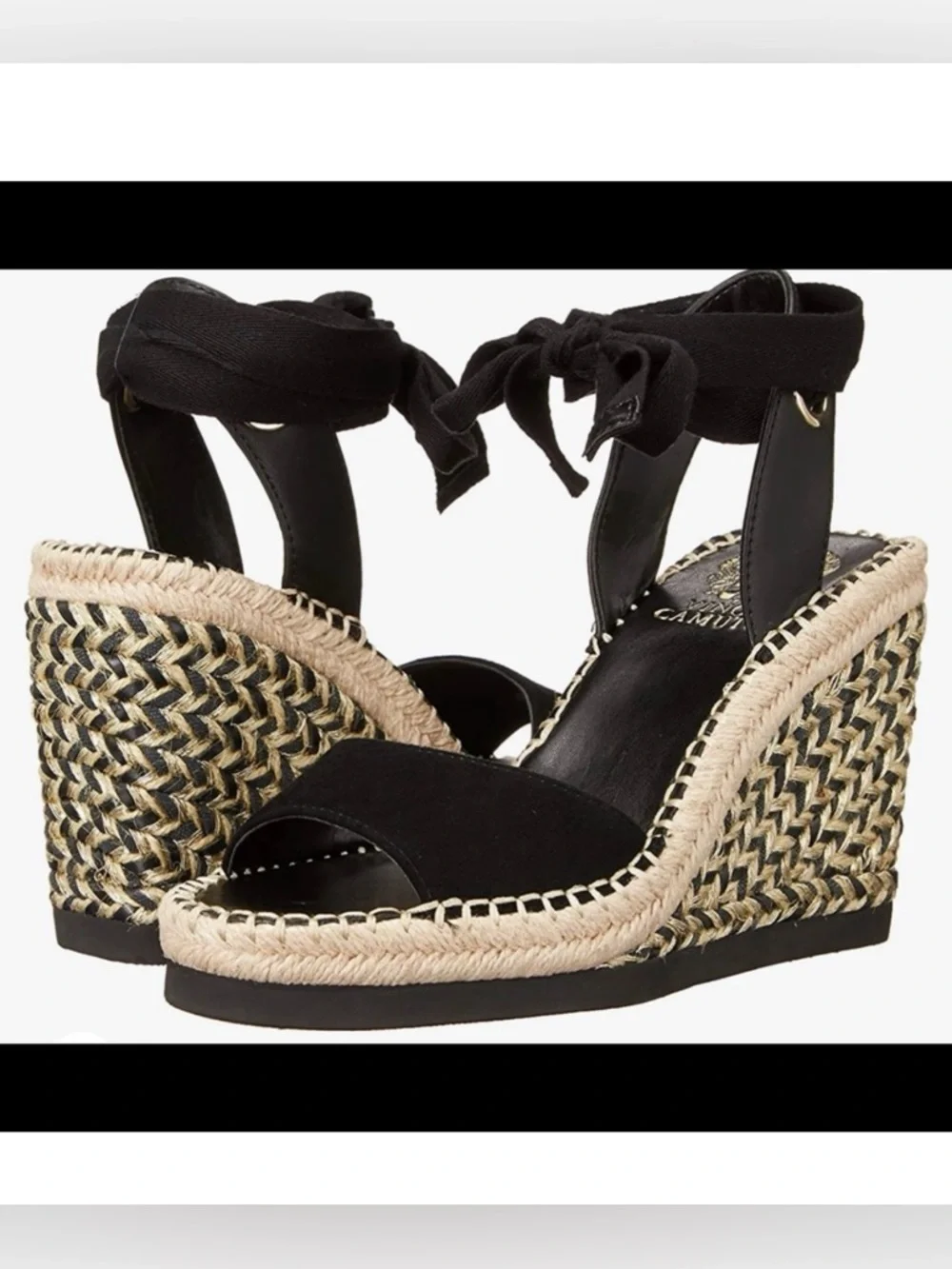 Vince Camuto Women's Bendsen Espadrille Wedges Size 8.5